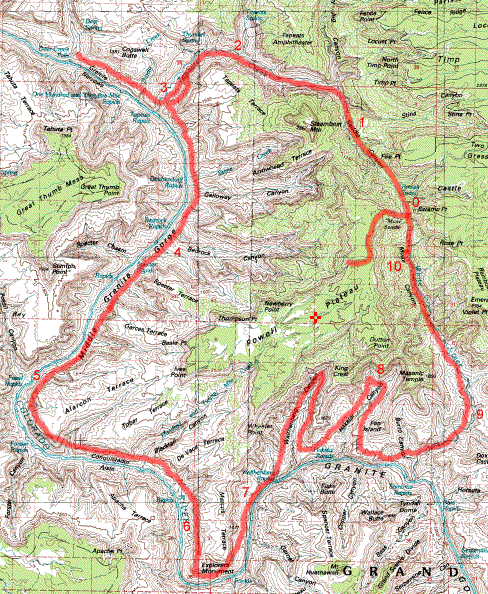 Circumambulation of Powell Plateau